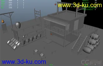 3D打印模型酒楼小作业联系，要的拿走不谢的图片