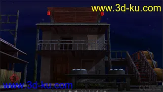 3D打印模型酒楼小作业联系，要的拿走不谢的图片