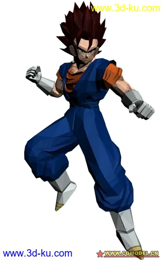 悟空的超级赛亚人模型的图片