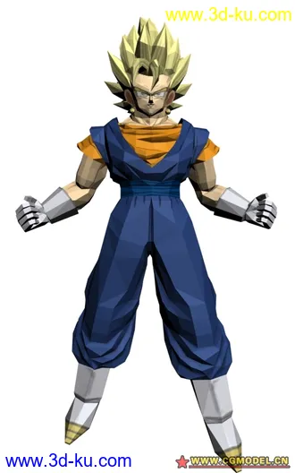 悟空的超级赛亚人模型的图片