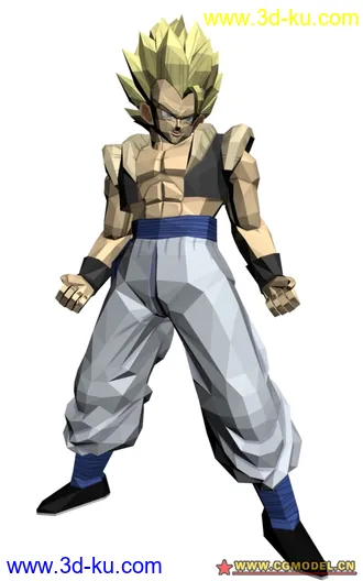 悟空的超级赛亚人模型的图片