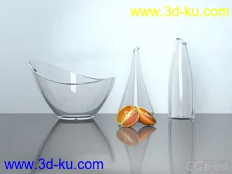 3D打印模型玻璃器皿=课堂作业的图片