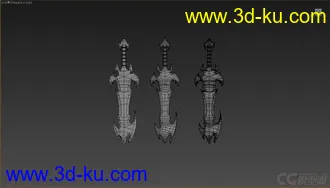 3D打印模型一把剑  一把剑  就是一把剑的图片