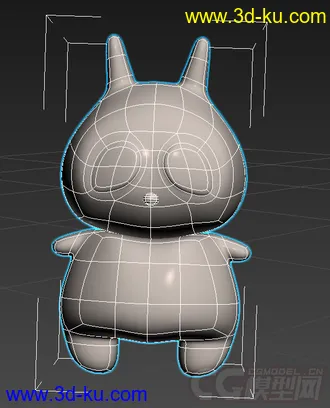3D打印模型萌萌哒流氓兔的图片