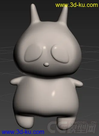 3D打印模型萌萌哒流氓兔的图片
