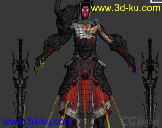 3D打印模型光刃的图片