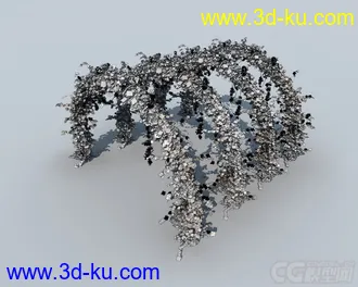 3D打印模型好看的拱形花环的图片