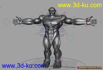 3D打印模型肌肉大猩猩的图片