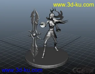英雄联盟 刀妹 模型 maya OBJ的图片