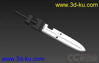 3D打印模型一把军刀的图片