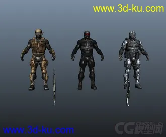 3D打印模型孤岛危机2角色的图片