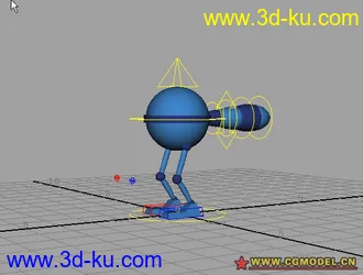 3D打印模型尾巴球人的图片