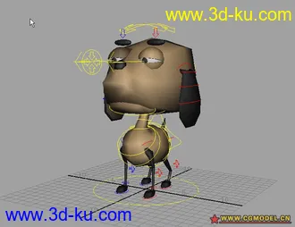 3D打印模型可爱狗狗的图片