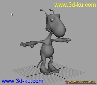 3D打印模型卡通小怪兽的图片
