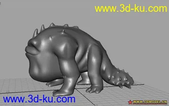 3D打印模型卡通小怪兽的图片