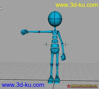3D打印模型经典动画小人的图片