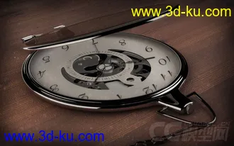 3D打印模型超写实怀表一枚的图片