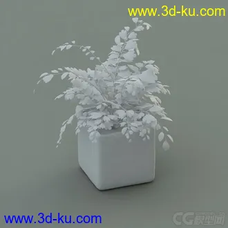 3D打印模型超写实盆栽一个的图片