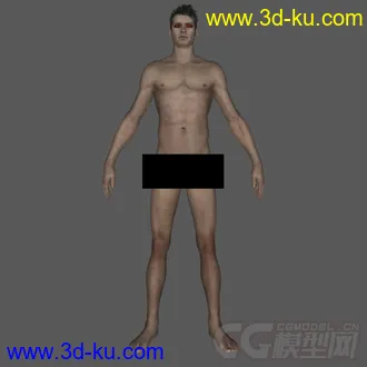 3D打印模型男人人体 精模的图片