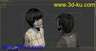 3D打印模型男女角色对话的图片