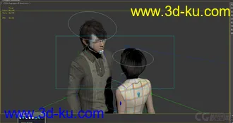 3D打印模型男女角色对话的图片