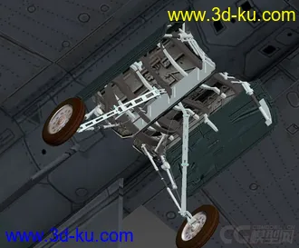 3D打印模型f16含骨架的图片