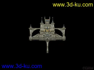 3D打印模型龙之谷城堡场景的图片