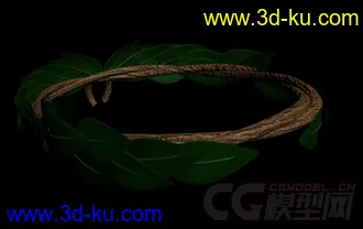 3D打印模型橄榄枝桂冠 和平桂冠的图片