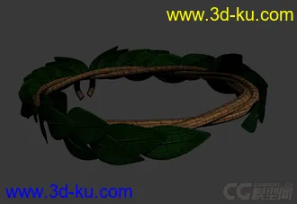 3D打印模型橄榄枝桂冠 和平桂冠的图片