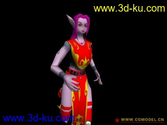 3D打印模型血精灵的图片