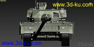 俄罗斯T-14 ARMATA(阿玛塔)主战坦克 OBJ+DDS+损坏模型的图片
