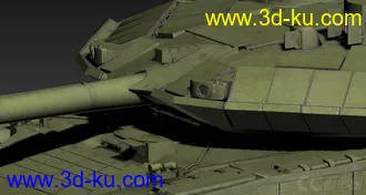 T-90MS“塔吉尔”主战坦克 OBJ+DDS+损坏模型的图片