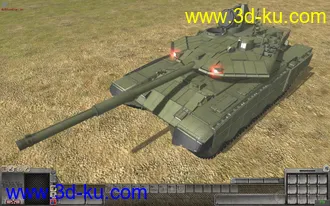 T-90MS“塔吉尔”主战坦克 OBJ+DDS+损坏模型的图片