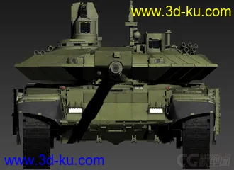 T-90MS“塔吉尔”主战坦克 OBJ+DDS+损坏模型的图片