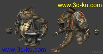 3D打印模型精致的蛤蟆怪的图片