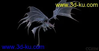 3D打印模型超精致中世纪魔幻龙 贴图超精致的图片