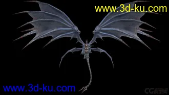 3D打印模型超精致中世纪魔幻龙 贴图超精致的图片