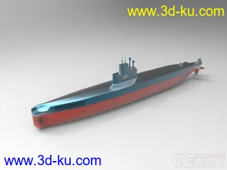 3D打印模型中国明级常规潜艇的图片