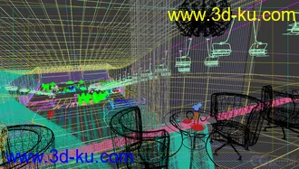 3D打印模型滑雪场场景的图片