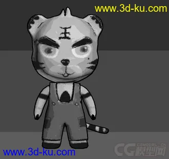 3D打印模型失败的小老虎的图片