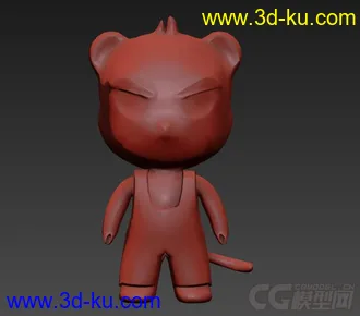 3D打印模型失败的小老虎的图片