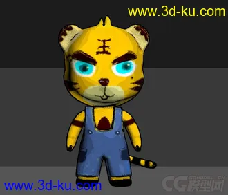 3D打印模型失败的小老虎的图片
