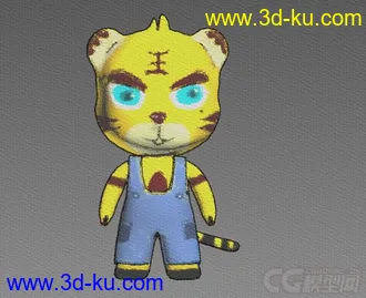 3D打印模型失败的小老虎的图片
