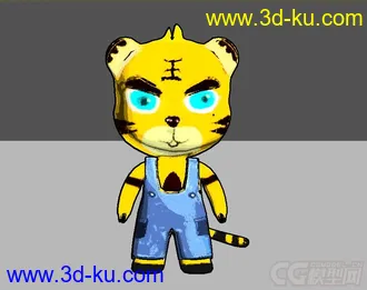 3D打印模型失败的小老虎的图片
