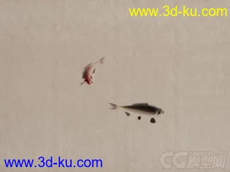 3D打印模型水墨鱼[动画]的图片