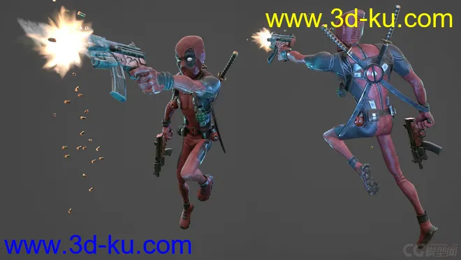 Dead Pool Stylized - Marvel Comics 漫威角色模型 - 死侍的图片1