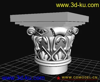 3D打印模型两个柱子的图片