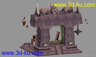 3D打印模型wowdoor  魔兽 大型场景的图片