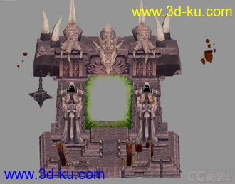 3D打印模型wowdoor  魔兽 大型场景的图片