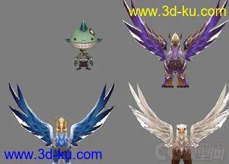 【天天传奇】全套角色模型的图片